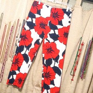 Vintage Tommy Hilfiger Floral Ankle Pants 8